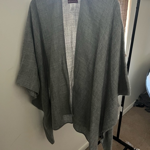 Merona Jackets & Blazers - Merona Women's Charcoal Cape Jacket